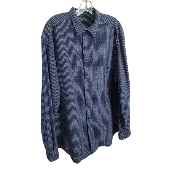Levi's Sutter Creek Mens Size XL Cotton Big E Long Sleeve Button Up Vintage 90s - Picture 1 of 13